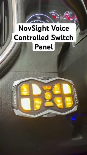 NovSight Voice Controlled Switch Panel in my Chevy Silverado