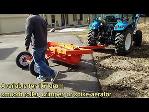 Manual Lift implements by Custom Cultipackers Carbon Steel Wheel Cultipackers, aerators, crimpers,