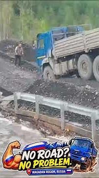 No Road? No Problem. Russian Driver 😂🇷🇺 #shorts