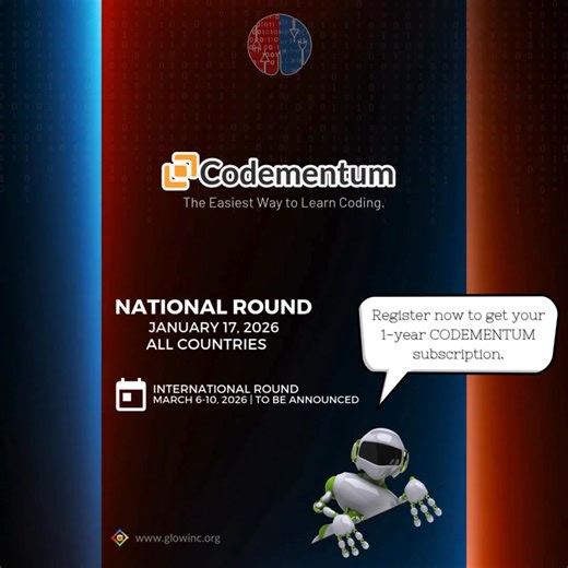 🎉SOUTHEAST ASIA COMPUTER SCIENCE OLYMPIAD (SEACSO)🎉 The First and Original Coding Competition in Southeast Asia is really BACK! 🤩🥰💻🖥️ GLOW in partnership with CODEMENTUM is proud to organize SEACSO 2026. REGISTER HERE: https://www.jotform.com/form/222332995369062 #seacso2026 #glowexcellence | GLOW, Inc. International