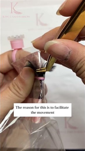 Beautiful lashes come from two things