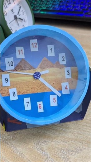 Handmade clock ⏰ | DIY paper clock making tutorial #tutorial #shorts #diy #handmade