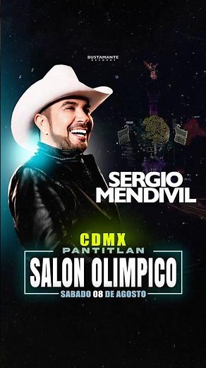 Sergio Mendivil in Mexico City - Salón Olímpico - Pantitlán - Saturday, August 8th 🔥#sergiomendiv...