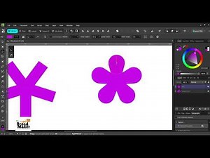 noob learns how the tools and color work in affinity