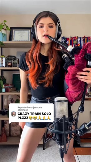 This is part of my FULL cover of Crazy Train #allythepiper #piperally #bagpiper #bagpipes | Ally the Piper