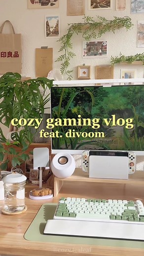 happy tuesday cozy tea friends!🍵🌿🍃 how has the start of your week been?🌱💚 i’m super excited to share that I’ve partnered up with @Divoom_official in this reel!💚✨ did you know that the ditoo-pro is actually highly multi-functional? because I didn’t 🤣 you can play games, set alarms, play music, and more!🫶🌿 you can use my code “COZYTEALEAF” to get 10% off your next Divoom purchase 💚 check the in the link in my bio!🌱✨ p.s. this was filmed before I went to this cherry blossom festival, hen