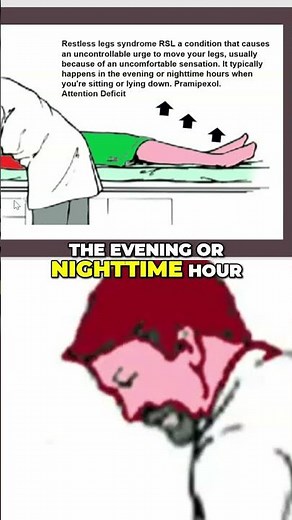 Restless Leg Syndrome Relief? How Pramipexole Can Help! #shorts