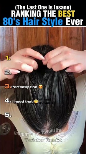 Ranking The Best 80's Hair Style Ever #hair #usa #shorts