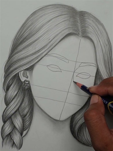 Easy face drawing tricks 😍 #art #drawing #sketch #artist #satisfying
