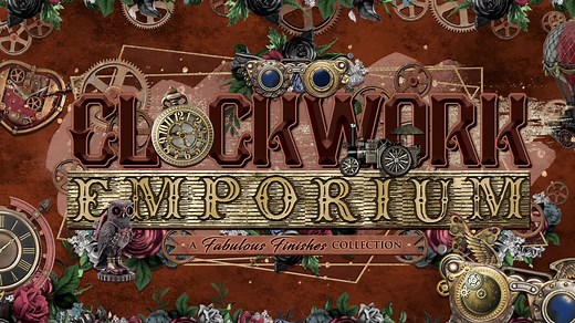 3K views · 72 reactions | Incase you missed our live show yesterday! Check out our newest collection, Clockwork Emporium!  Check out this FAB-U-LOUS tutorial with Rebekah Hunkydory and craft your own steampunk creations! 朗 | Hunkydory Crafts | Facebook