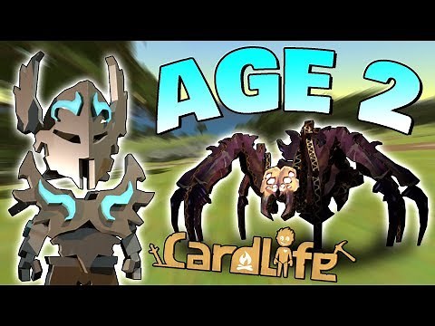 AGE 2 IS HERE! CARDLIFE CONTENT UPDATE! [New Gear, Enemies, Crafting] - CardLife Gameplay Ep6