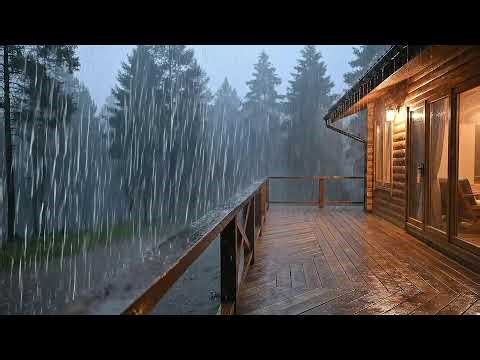 Heavy Rain for Sleeping 🌙 Deep Sleep | Sleep Instantly 🌙