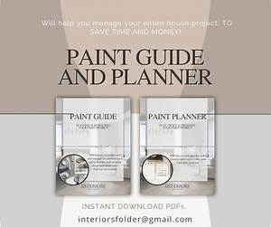 Home Paint Color Guide| Home Paint Color Planner| Home Renovation Planner| Paint Palette| Home Building Checklist| Interior Design Planner - Etsy
