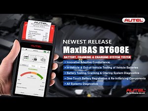 Autel MaxiBAS BT608 Review : Quick & Easy Battery Testing |