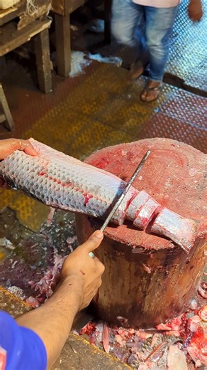 Huge Rohu Fish Cutting – Super Clean Cuts! 🔥🐟 #shorts