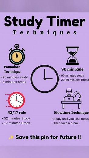 Study smart, not just hard 📚⏳Find your perfect study timer & boost your focus 💡🔥