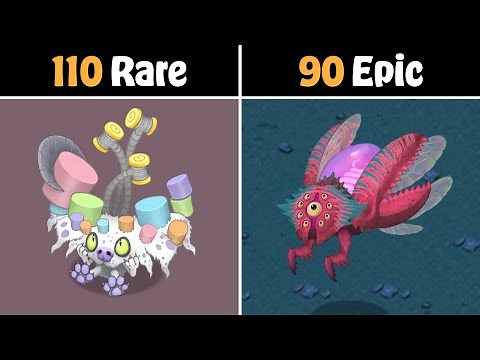 All Rare & Epic Monsters in My Singing Monsters | MSM