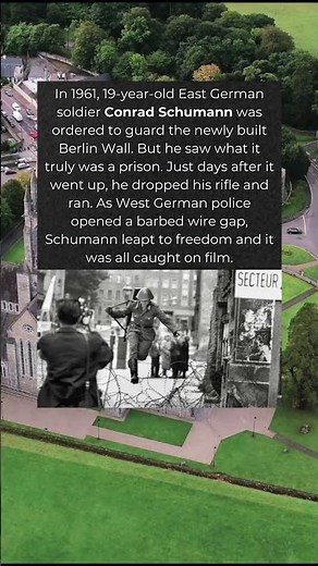 The Soldier Who Jumped the Berlin Wall 🧱🏃‍♂️