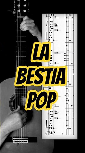 La bestia pop ▶ Tutorial completo con partitura y tablatura en mi canal 🔗 ‪@osvaldotubino‬