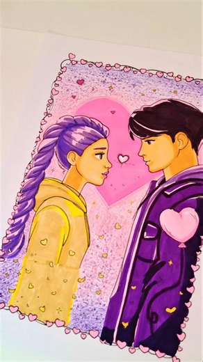 🩷 Coloring Rumi & Jinu 🩷🫢 Demon Hunters Coloring Pages and Easy Drawings #coloringpages
