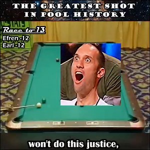 2.6M views · 36K reactions | The Efren Reyes shot that changed pool history | Reelive | Facebook