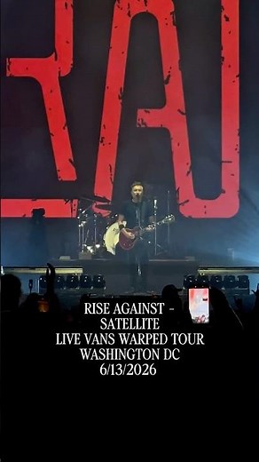 Rise Against - Satellite Live Vans Warped Tour Washington DC #riseagainst #vanswarpedtour