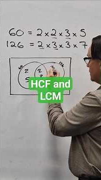 HCF and LCM #maths #basicmaths #math #mathstipsandtricks #mathshacks