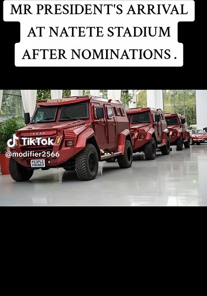 Bobi wine's convoy arriving at natete stadium#fyp #goviral #foryoupage