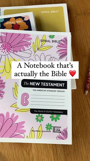 Innovative Spiral Bible Notebook for Inspired Bible Study