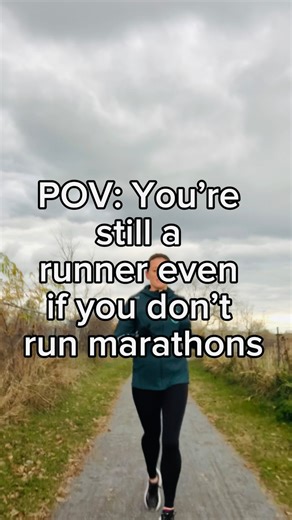 If you’ve never run a marathon and you have no intention of ever running one, you are still a runner! You are no less of a runner than your friends or coworkers who run marathons every spring and fall. Some runners start with a 5km race then it quickly escalates to them signing up for a 10km, then a half, then a full. Others have no intention of ever running more than 5-10km. And that’s perfectly fine! Don’t feel pressure to run a marathon unless you actually truly want to run one. It’s okay to 