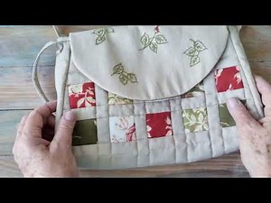 How I made this PATCHWORK BAG step by step easy and with EMBROIDERY details! #patchwork #embroidery