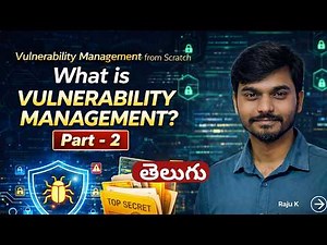 What is Vulnerability Management? | Vulnerability Management Course in Telugu