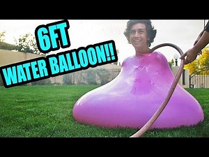 INSIDE A GIANT 6FT WATER BALLOON!!