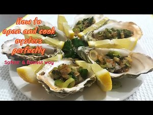 How to cook oysters - Easiest & Safest Way