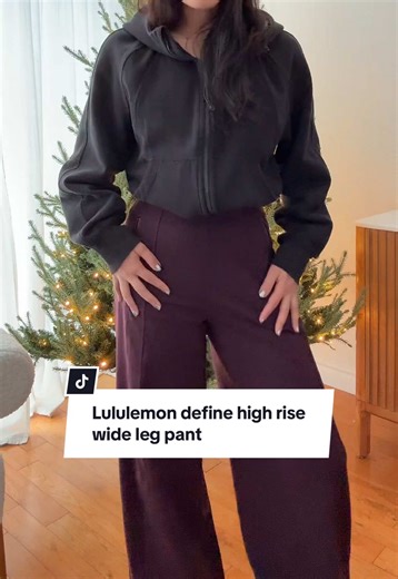 The @lululemon define high rise wide leg pants 🤩 I love them so much! #lululemon #lululemontryon #lululemonhaul #lululemonaddict #lululemonpants
