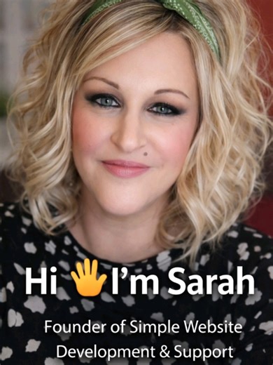 Hi 👋 I’m Sarah — founder of Simple Website Development & Support I build simple, professional websites for service businesses who want a site that actually supports their life… not takes it over. No pressure. No jargon. No upselling. Just websites built properly, with real results behind them. If you’re thinking about a new website, start with a chat 🤍 Link in comments 👇 ##squarespace #womeninbusiness #servicebusiness #entrepreneurlife #buildyourbusiness