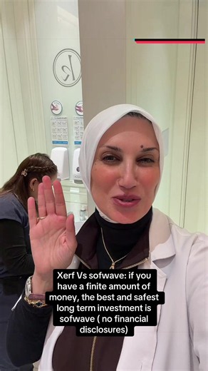 ‏Xerf#sofwave#skintightening#looseskin#fatpads#dubai@Dermaklinic