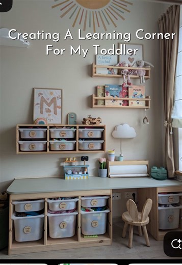 Building a Learning Corner for My Toddler