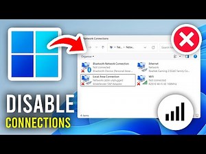 How To Disable Network Connections In Windows - Full Guide