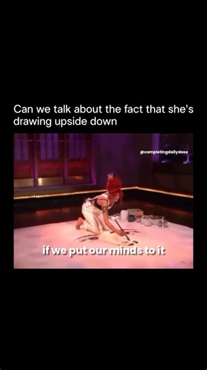 Songs | Music | Lyrics on Instagram: "Halsey once performed live on SNL in a way that left people speechless. Instead of just singing, she started painting a portrait upside down while performing one of her songs. Even though painting while singing should split your focus, she didn’t lose control for a second. The vocals stayed strong, and the artwork slowly came together, showing both her precision and creativity."