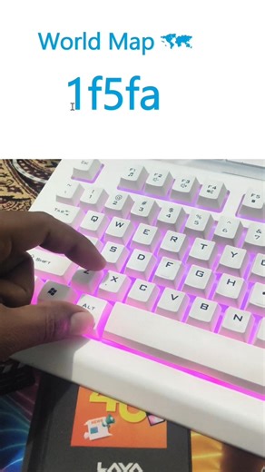 MS Word Me Shortcut Se World 🌎 Map Symbol Kaise Banaye? #Shorts