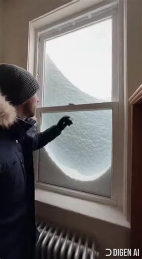 Snowstorm in Russia: A Stunning Phone POV Experience