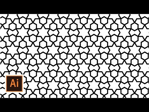 How to create Geometric Islamic Pattern in Adobe Illustrator | ksagafoor