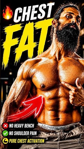 🚫CHEST FAT Gone? 🔥 3 Cable Exercises For Bigger Chest 💪