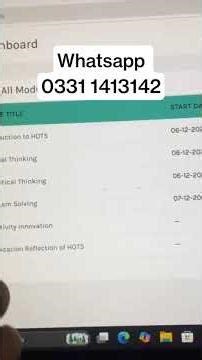 Hots Module|All Solution|Module 4| Module 5| Module 6| Contact us