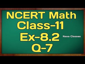 Class 11th Ex-8.2 Q 7 (Binomial Theorem ) Maths CBSE NCERT