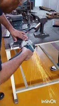 the preparation of V groove for welding a 2G position practice, two plate joint involves a series