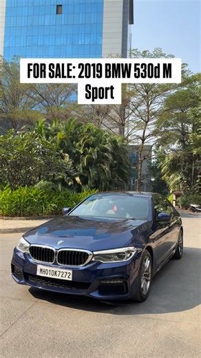 Royal Cars on Instagram: "THE DIESEL MONSTER‼️ 2019 BMW 530d M Sport, Single Owner, 21000 Kms, MH Registration. ⭐️ 3.0-liter inline 6-cylinder diesel • 2019 November Car • ⁠Recently Serviced • ⁠Zero Dep Insurance Till 11/26 • ⁠VIP Number (7272) • ⁠Company Tax Paid • ⁠New Tyres • ⁠ M Sport Pack • ⁠Head Up Display • ⁠Harman Kardon 16 Speakers • ⁠Digital Key • ⁠Auto Park • ⁠Wireless Apple Carplay/ Android Auto • New Run Flat Tyres • ⁠360 Degree Camera • ⁠Ceramic Coating with 1 year warranty • ⁠Spar