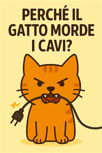 Perché Il Gatto Morde I Cavi? Il gatto che morde i cavi non è posseduto, sta solo seguendo il suo istinto da cacciatore curioso. I fili gli ricordano serpenti o cordicelle che si muovono, e per lui è irresistibile. Nei cuccioli il problema è ancora più comune, perché esplorano il mondo con la bocca come fanno i bambini. Ma dietro questo comportamento ci può essere anche noia, stress o bisogno di attenzione. Per evitare guai elettrici, proteggi i cavi con guaine, tienili nascosti e offrigli alter