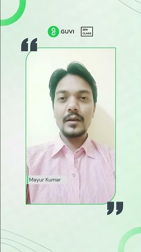 GUVI's Placement Support is Very Helpful | GUVI | Data Science |Testimonial